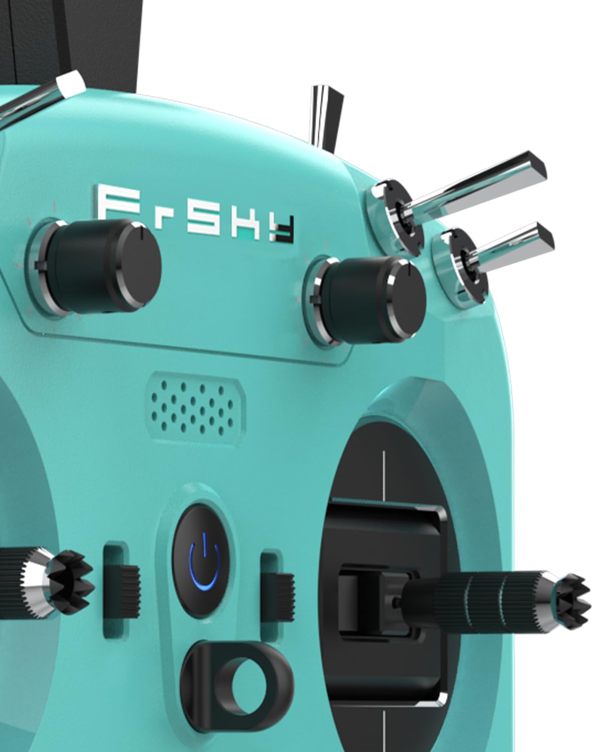 FrSky Twin X14 Dual 2.4G 24CH High-Speed Low-Latency RC Radio System with TW Mode and ACCST D16/ACCESS Transmitter (Green)