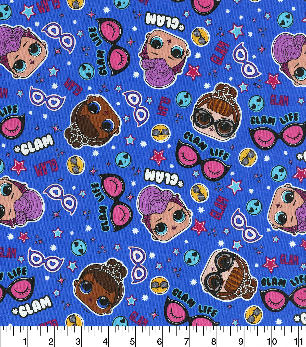 Robert Kaufman LOL Dolls Glam Life Cotton Fabric