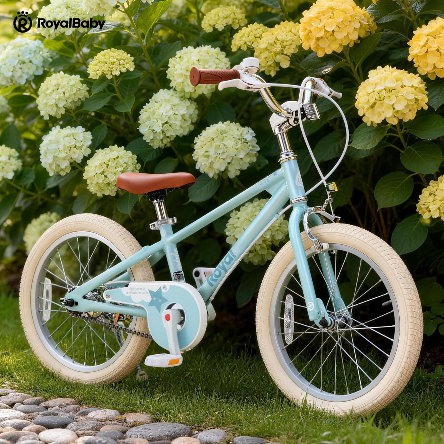 RoyalBaby EZ Kids Bike,12 14 16 18 Inch Convertible Balance to Pedal Bike for Boys & Girls,Beginner Bicycle for Ages 2-9 Years