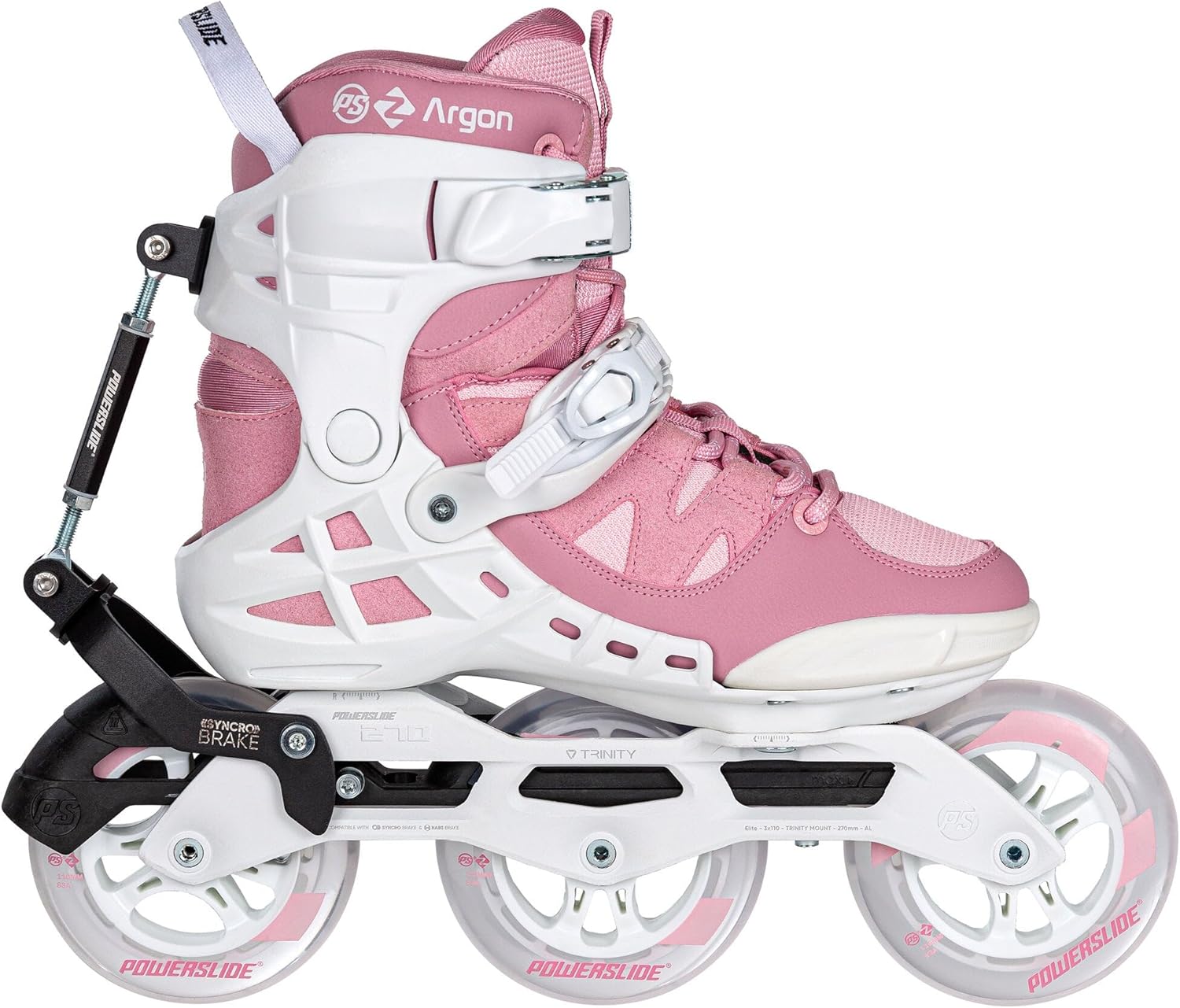 PS Phuzion Argon Syncro 110 Skate Rose Womens 8.5 (40)
