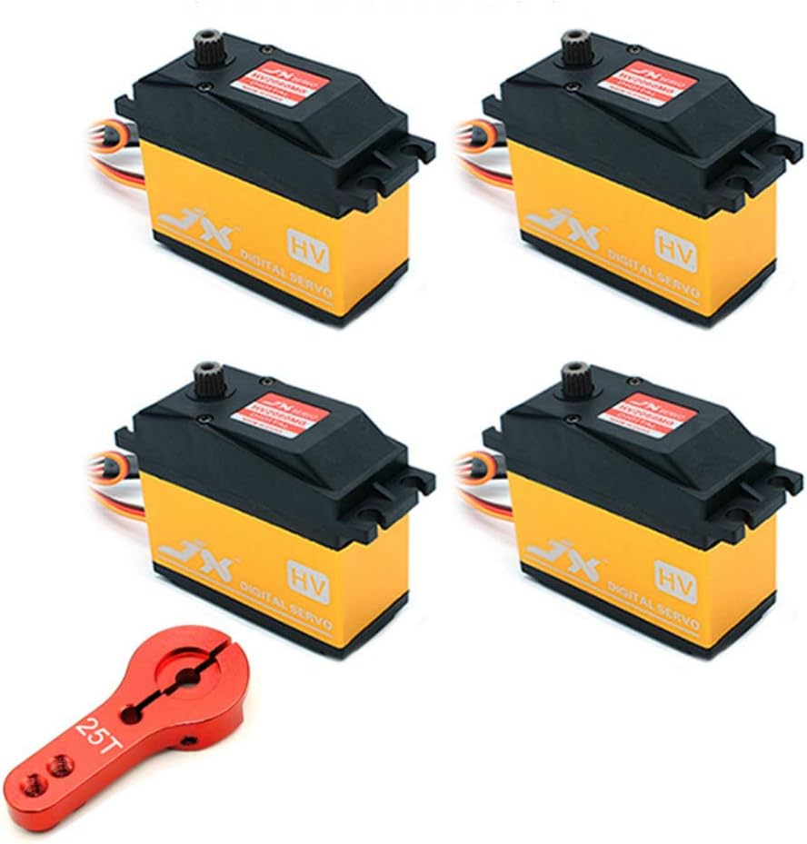 PDI-HV2060MG 62KG Metal Gear High Torque 180 Digital Servo Motor for RC Model Helicopter Parts 1/5 Rc Car Robot Arm Airplane, PDI-HV2060MG Upgrade (4PCS)