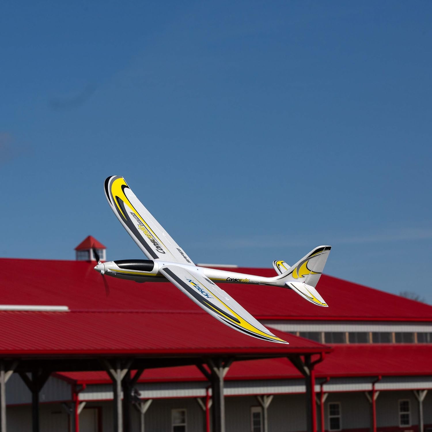 E-flite RC Airplane Conscendo Evolution 1.5m BNF Basic Transmitter Battery and Charger Not Included with Safe Select EFL01650