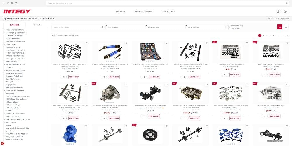 Integy Machined Alloy Flatbed Dual Axle Car Trailer Kit for 1/10 Scale RC 580x320x110mm