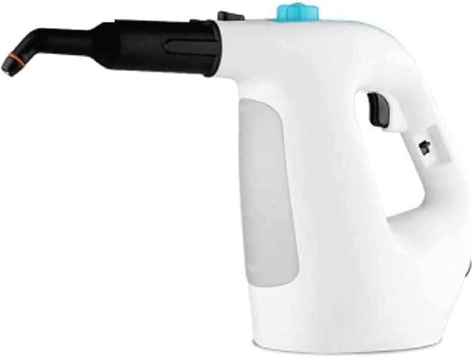 Handheld Steam Cleaner with Extension Hose, 9-Piece Accessory Set, Chemical-Free Cleaning.(White)