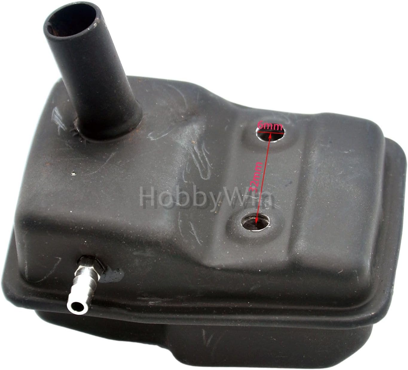 Malockos Exhaust Set for GP026 26CC RC Model Boat Gas Engine Power - (Color: 10pcs)