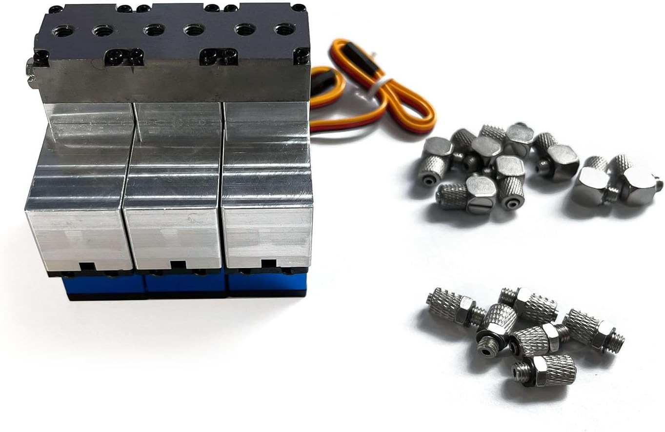 TOUCAN RC HOBBY LESU 3CH Reversing Valve W/Servo 1/14 RC Hydraulic Loader Excavator Dump Truck