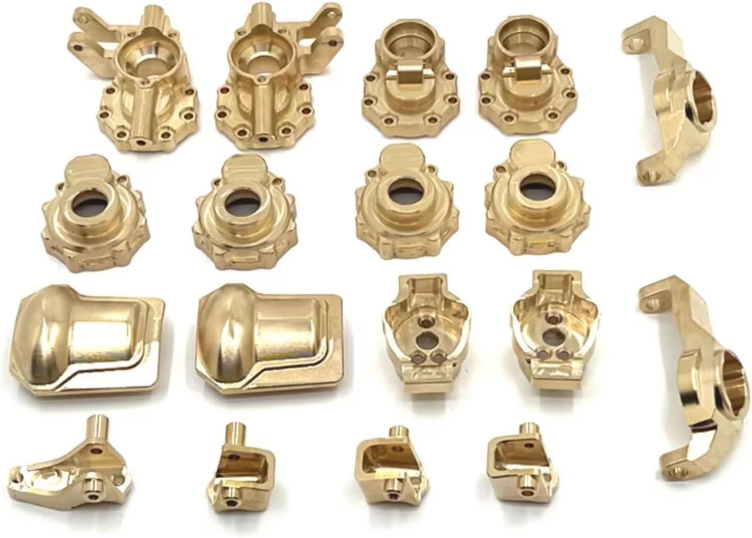 RC Models Parts For WLtoys 104006 104010 104020 104026 1/10 RC Car Parts Brass Upgrade Kit Modification Accessories