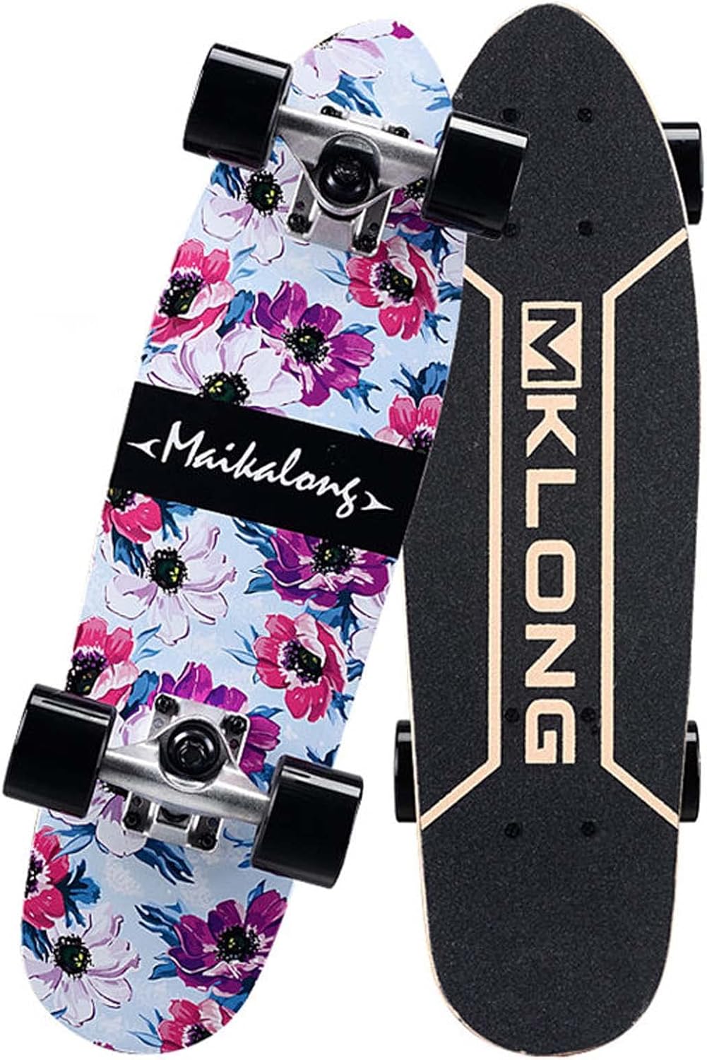 Standard Skateboard 7 Layers Maple Wooden 31''Complete Skateboards for Adults Beginners Teenager Kids Boys Girls, Support 280lbs