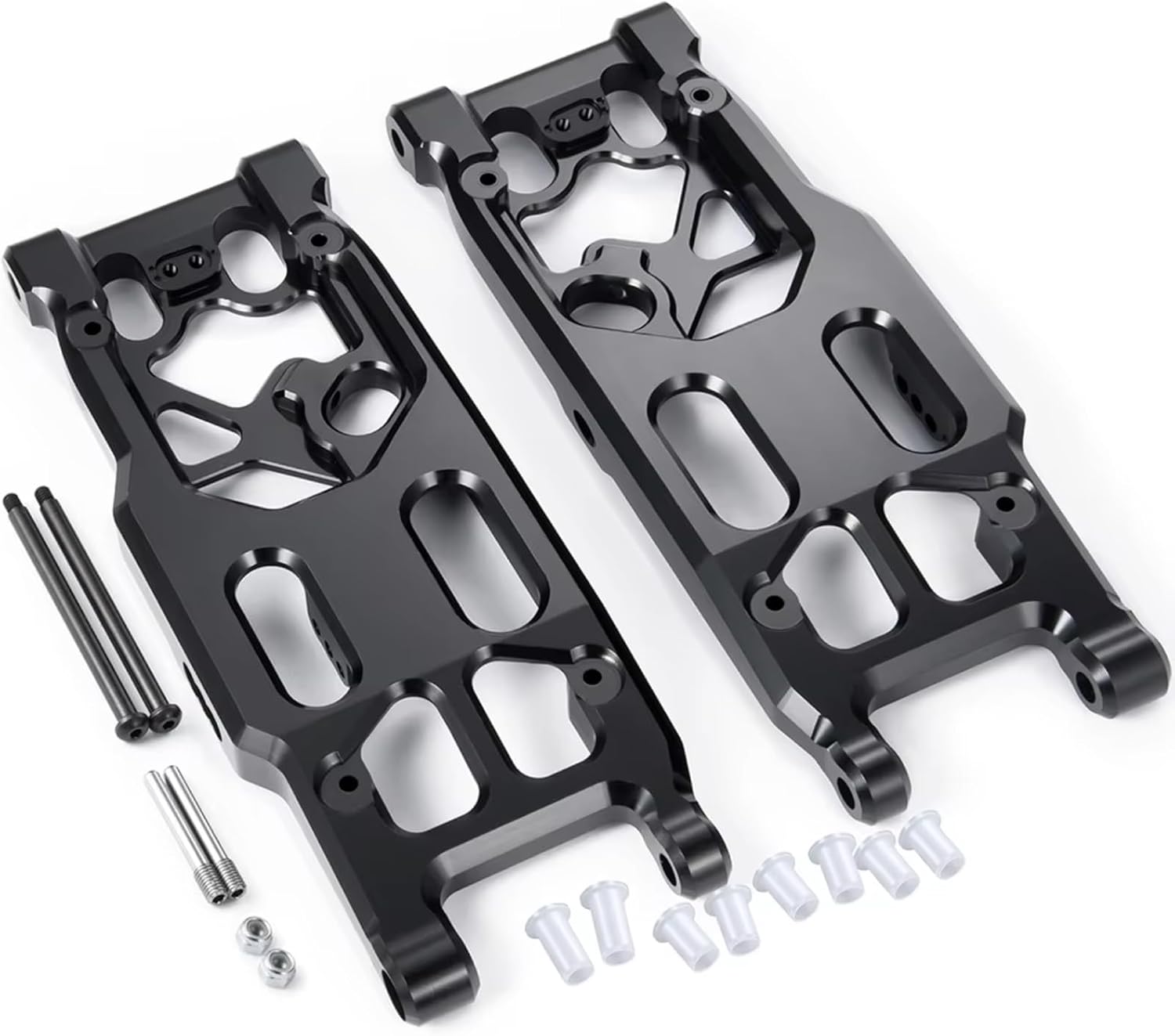 RC Cars Models Parts For Kraton 8S 1/5 CNC Aluminum Alloy Front/Rear Lower Suspension Arms Mount RC Car Truck Model Upgrade Parts(1set)