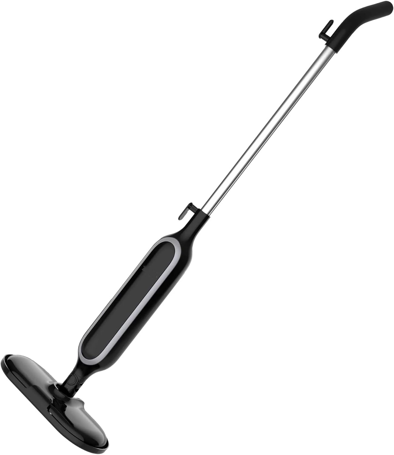 1100W Steam Mop for Hardwood, Tile & Carpet – Lightweight Floor Steamer with 850ml Water Tank, Swivel Head, Reusable Pad, Carpet Glider, Blue & Black (Black)