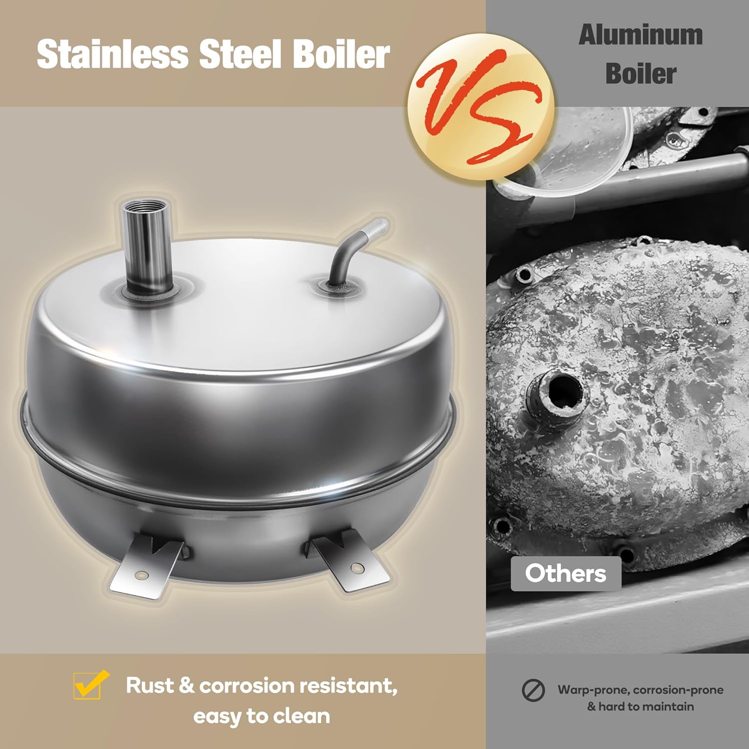 Newbealer Steam Cleaner NB282C Bundle with Pads & Mop Head and 2 Pcs Extension Pole