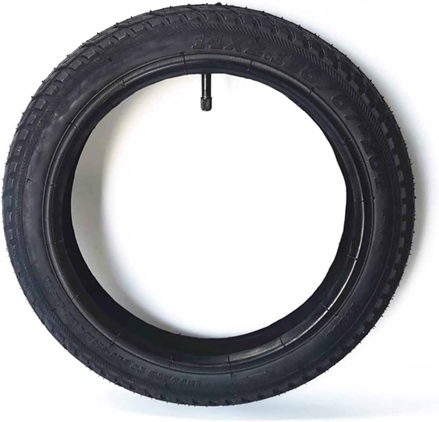 14 Inch Inner and Outer Tire Fits Many Gas Electric Scooters and E- bike Tire Pneumatic Tire Replacement Wheels for Scooter Scooter tires (Color : Curved mouth inner and outer tires)