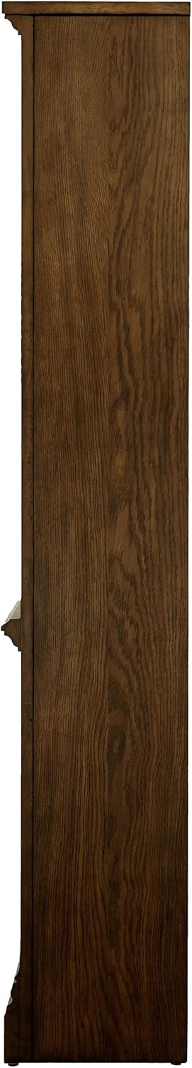 First of a Kind Hartshill 78-inch 5-Shelf Bookcase Burnished Oak