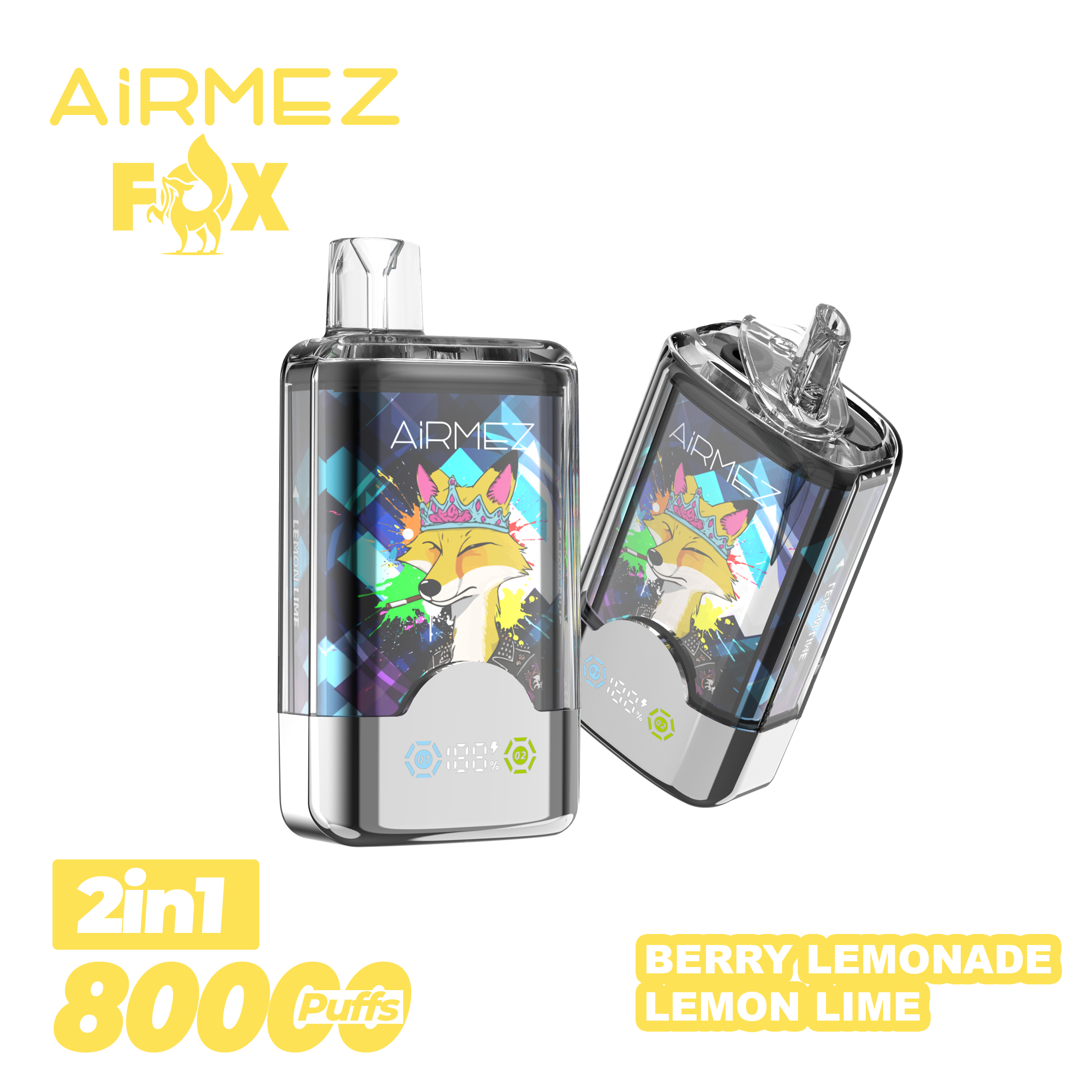 🔥AIRMEZ FOX 80K 2 in 1 (5pcs) - MYEU VAPES