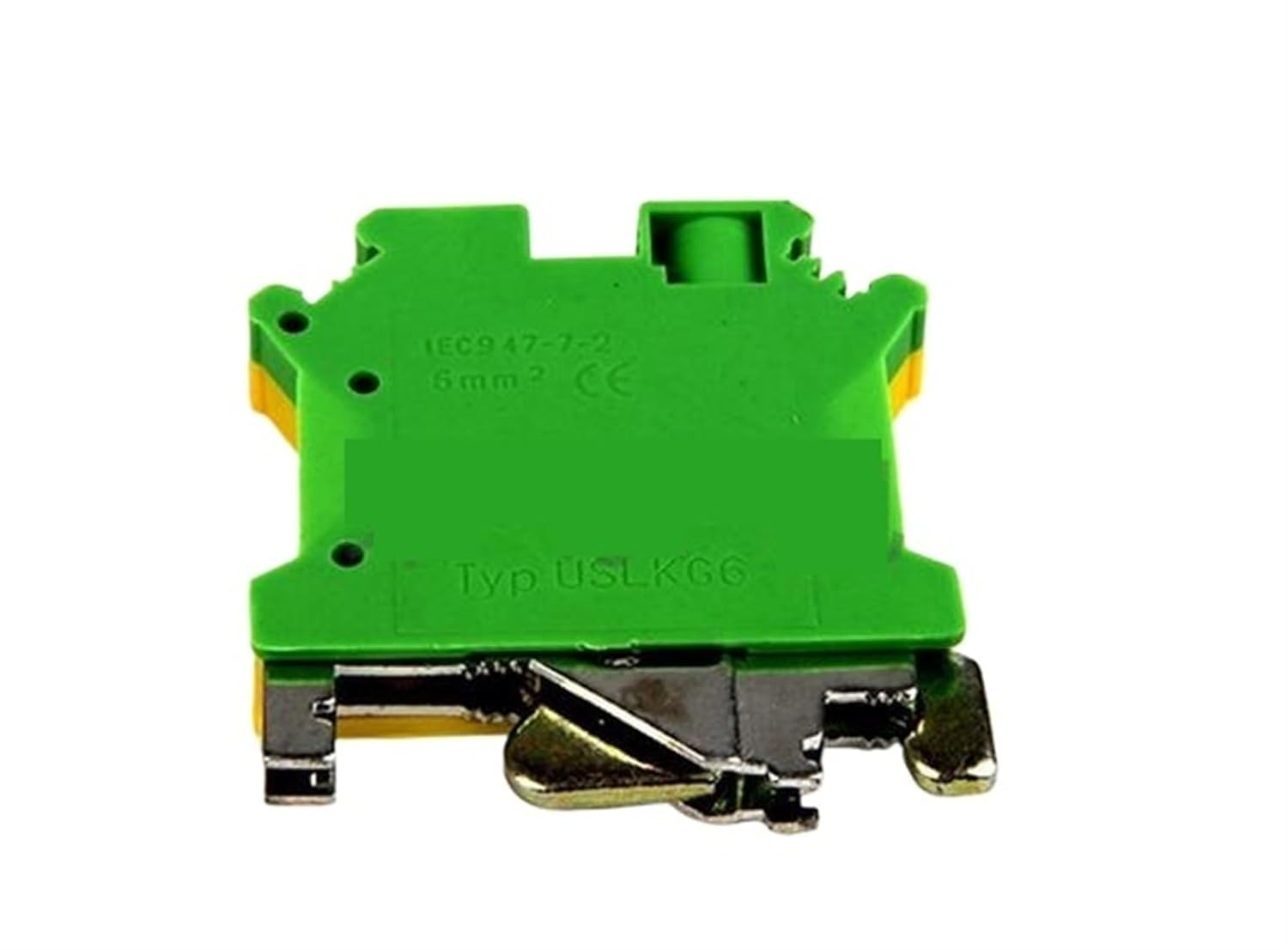 [VK] USLKG-5 USLKG5 UK-5JD Yellow Green Combined Earthing Terminal Row 100PCS/LOT