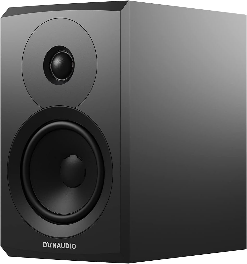 DYNAUDIO Emit 10 Compact Bookshelf Speaker - Pair (Black Satin)