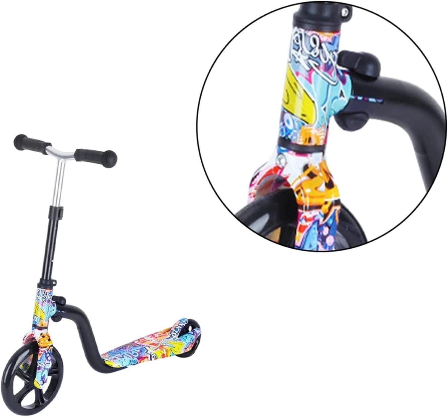 Two-Wheeled Scooter Big Roller Scooters Beautiful Printing Kick Scooter Scooter