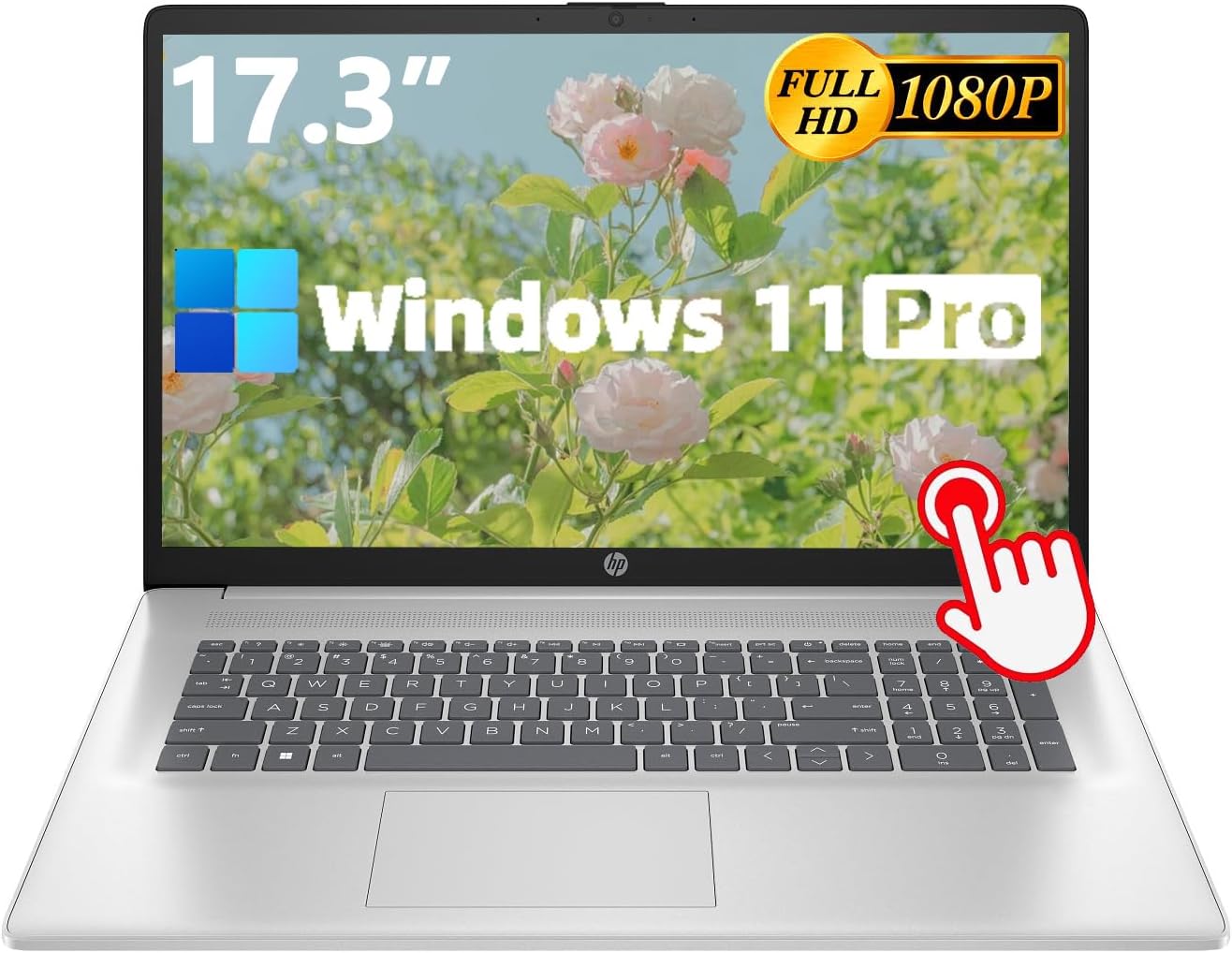 HP 17.3 Flagship Touchscreen Laptop Computer - 17.3