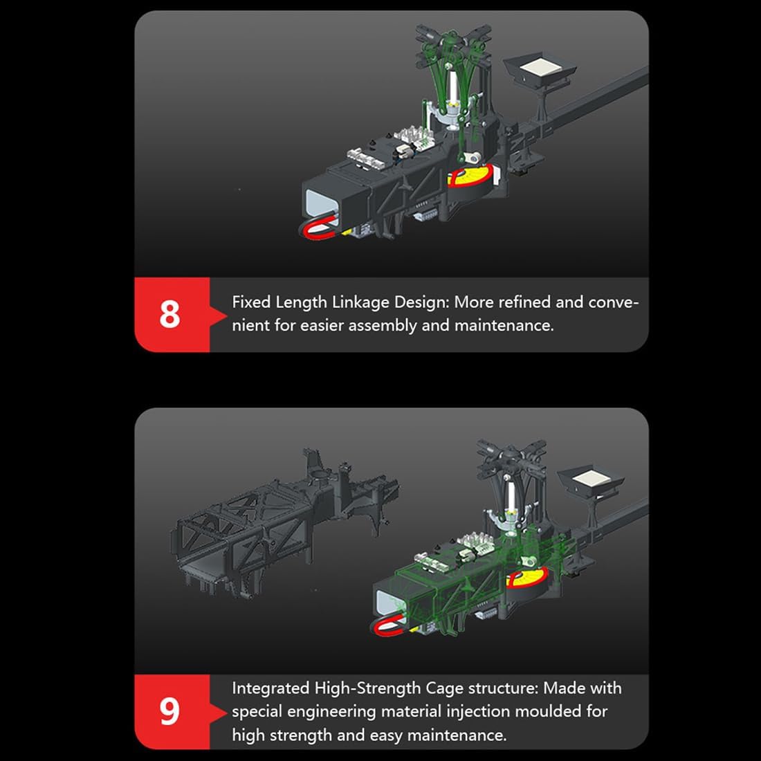 RC E2 UH-1Y Helicopter, 2.4G 6CH Dual Brushless Direct Drive Scale Rremote Control Helicopter Model with Lidar Positioning GPS Hold, Gift for RC Lovers(BNF Version/Military Camo)