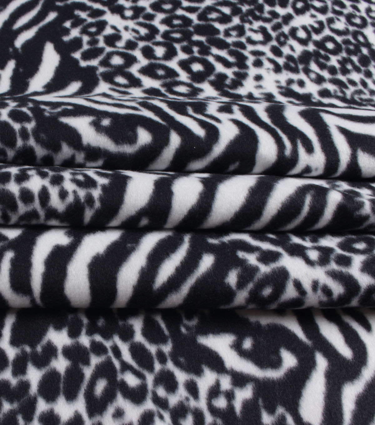 Multi Animal Blizzard Fleece Fabric