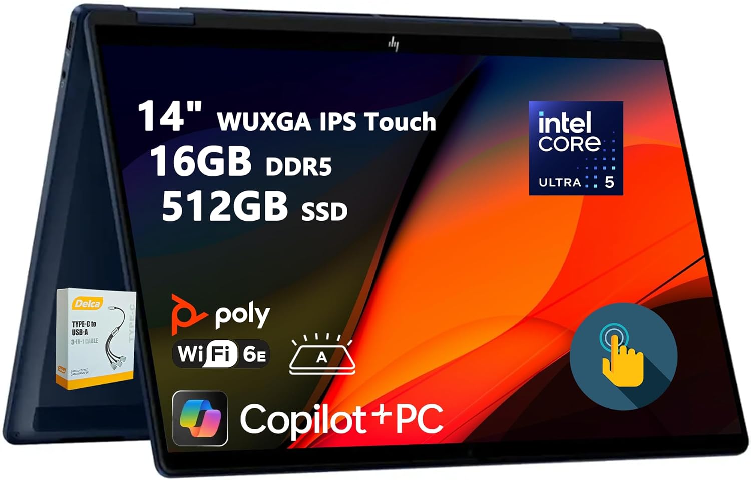 HP OmniBook X Flip 2-in-1 Laptop | 14