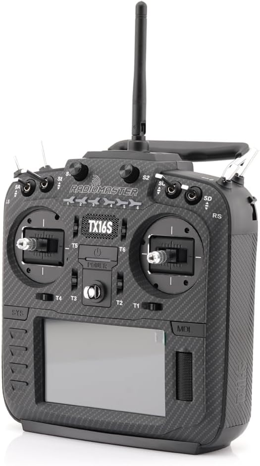 RadioMaster TX16S MKII Carbon Fiber Black 2.4GHz 16CH EdgeTX OpenTX Hall Gimbals Remote Control Radio Transmitter (ELRS)