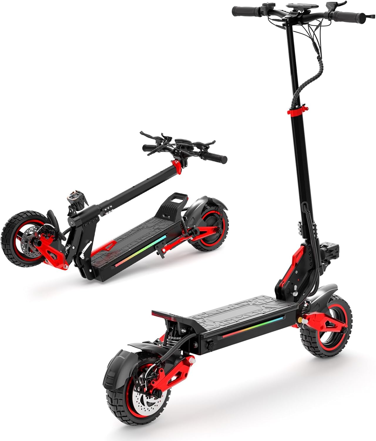Electric Scooter Adults, 37 Miles Long Range, 34 Mph Max Speed, 11