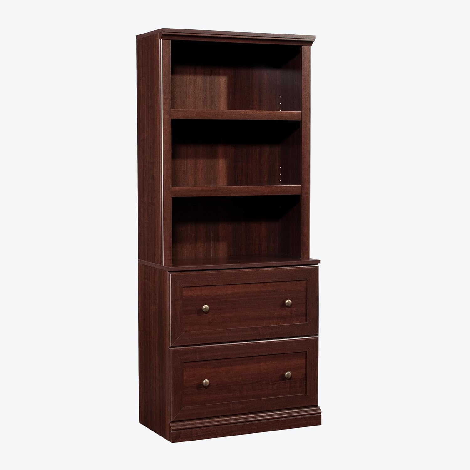 Sauder Miscellaneous Storage Library, in a Select Cherry Finish