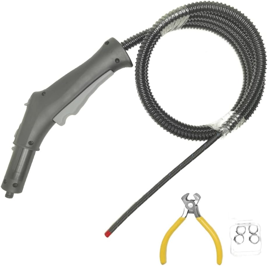 QPRABTDS Steam Control Handle Steam Hose for Steam Cleaner Compatible with Kar-Cher for SC1 for SC2500 Household Cleaning Tools(1 Set Steam Hose)