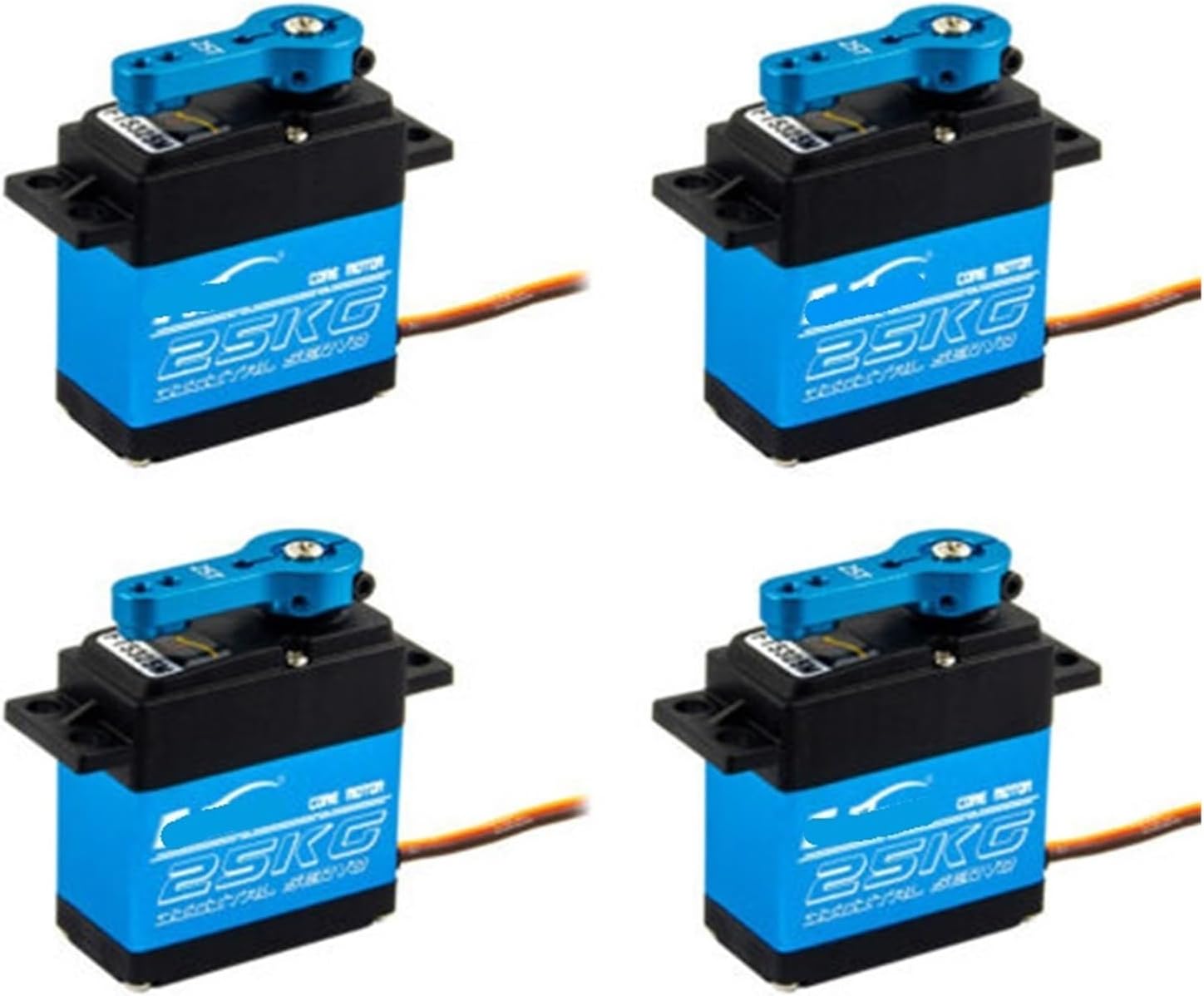 4pcs Servo 25KG High Speed ​​Metal Gear Digital Servo 25T Arm for 1/8 1/10