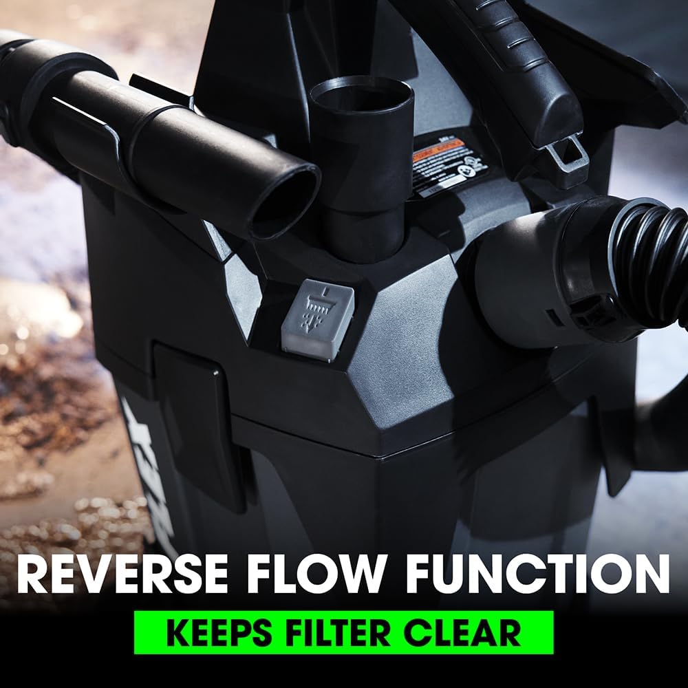 FLEX 24V Brushless 1.6 Gallon Wet/Dry Tool Only Vacuum Cleaner, Grey