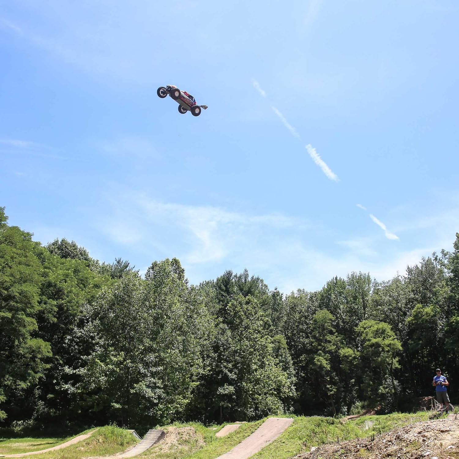 Losi 1/10 Tenacity DB Pro 4 Wheel Drive Desert Buggy Brushless RTR Battery and Charger Not Included with Smart Lucas Oil LOS03027V2T1