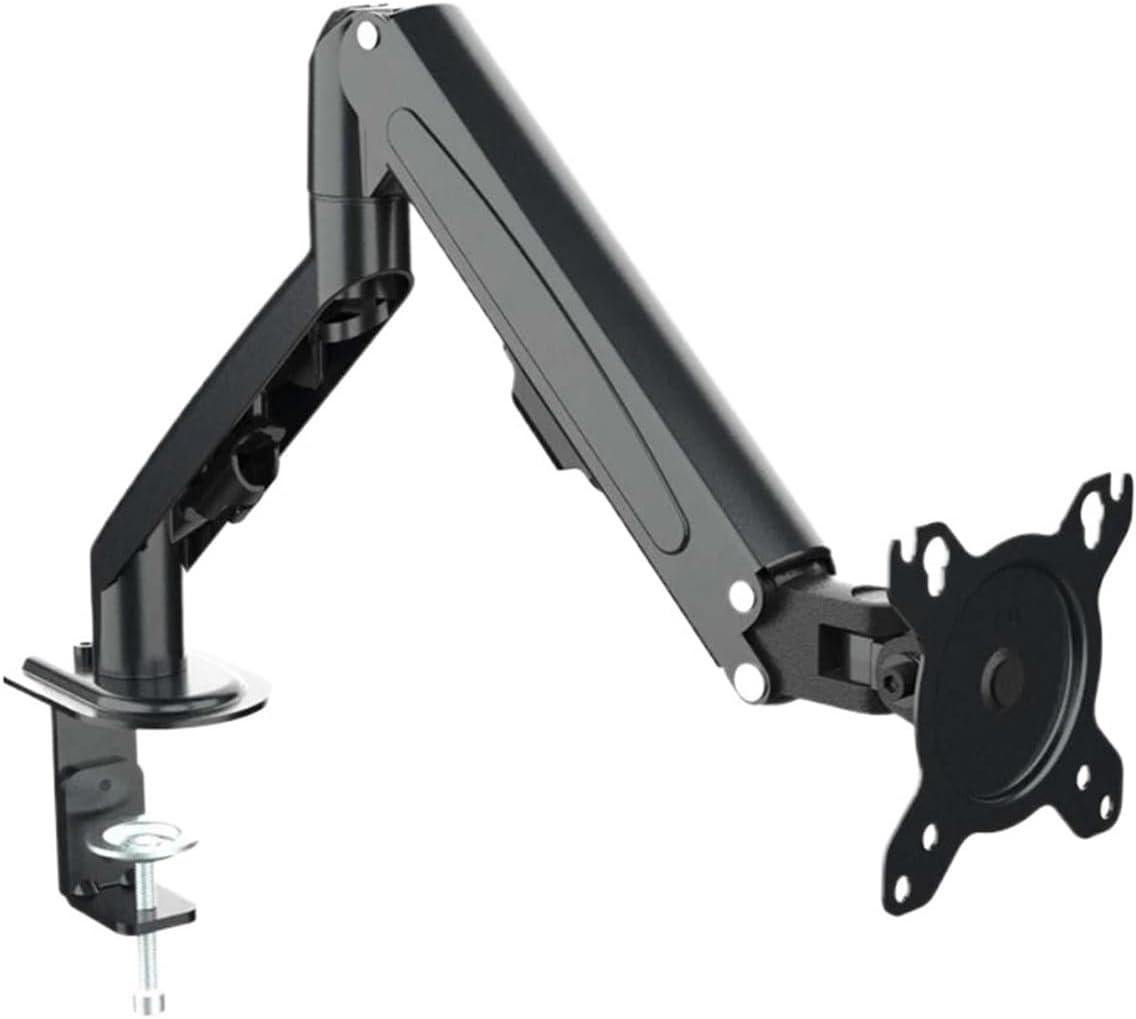 GC08-12 Desktop monitor mounting bracket, suitable for 13 to 27 inches LCD screen rotation and tilt adjustment monitor desktop bracket(Black)