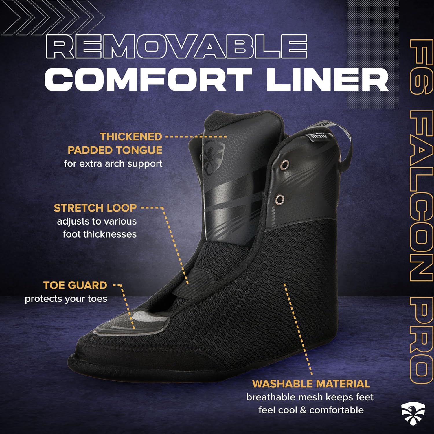 Flying Eagle F6 Falcon Pro Freeskates - Adult Inline Skates Urban, Inline Roller Skates Women, Skating Shoes, Adult Speed Skate for Skater Women - 11 Size Options