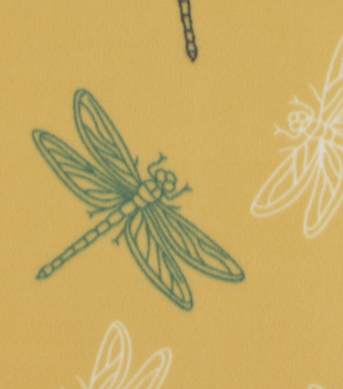 Dragonfly Blizzard Fleece Fabric