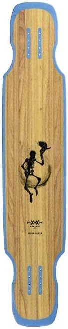 Longboard Skateboard, Freestyle Cruiser, Waterproof and Wood Construction, Cruise Skateboard and Longboard Decks, Lightweight Build (Hoedown Soft Flex Complete Deck + Wheels)