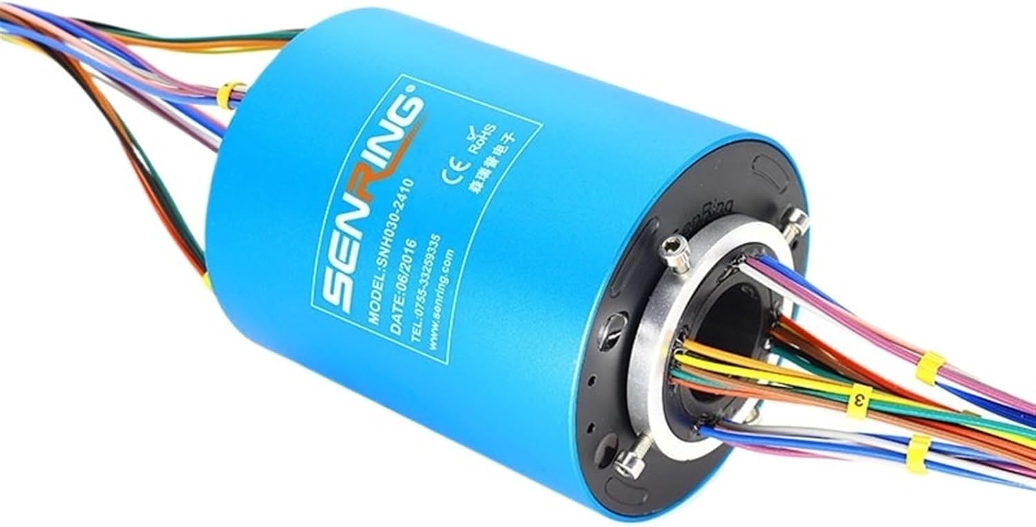 Conductive Slip Ring 25.4mm for Through bore Slip Rings Gold to Gold SNH025 24 Circuits 10A