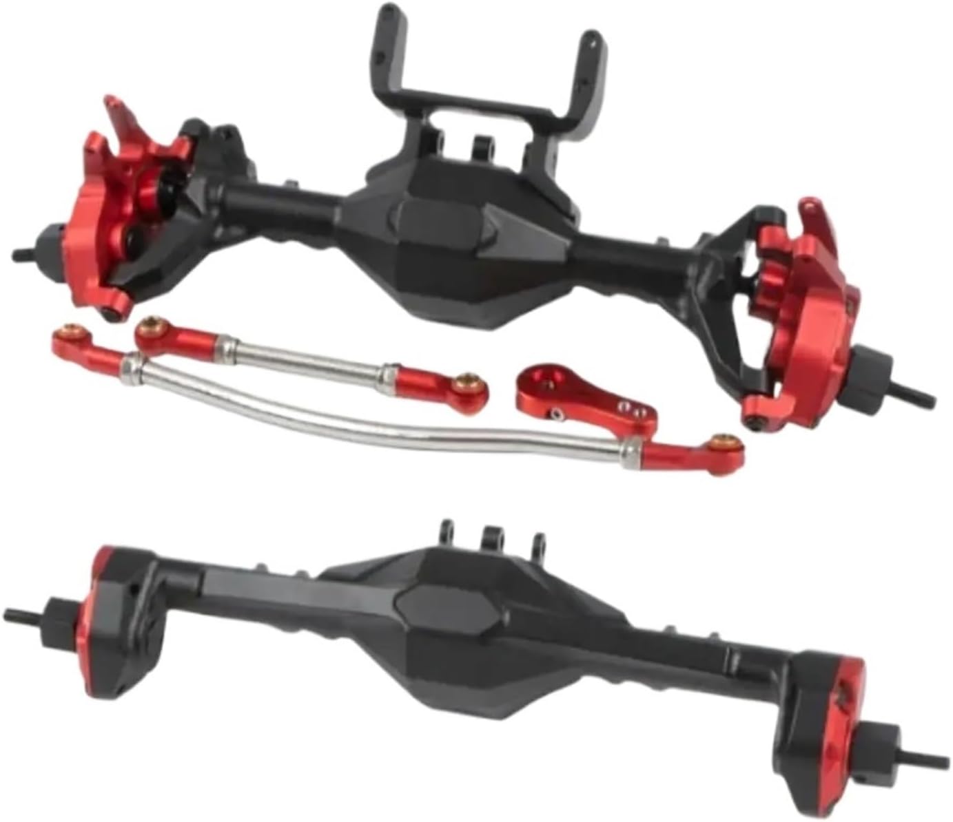 RC Vehicle Axles Compatible with Axial for SCX10 1/10 RC Car Part Front Rear Axle RC Upgrade Part Aluminum Alloy Protector Rc Front Rear Axle