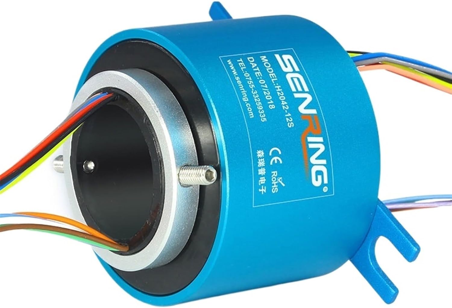 Slip Ring of Bore Size 20mm Rotary Joints with 12 Wires 2A Conductive Sliprings