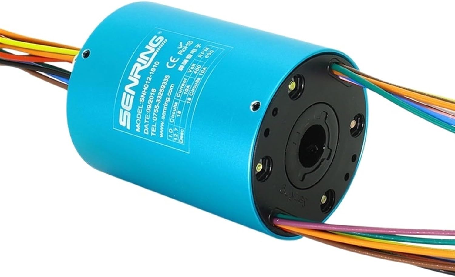 18 Circuits Model H1256-1805/1810 Precious Metal Contacts Speed up to 400 RPM Continuous 5A 10A Current Transfer for Generator(12.7X56mm 18CH 10A)