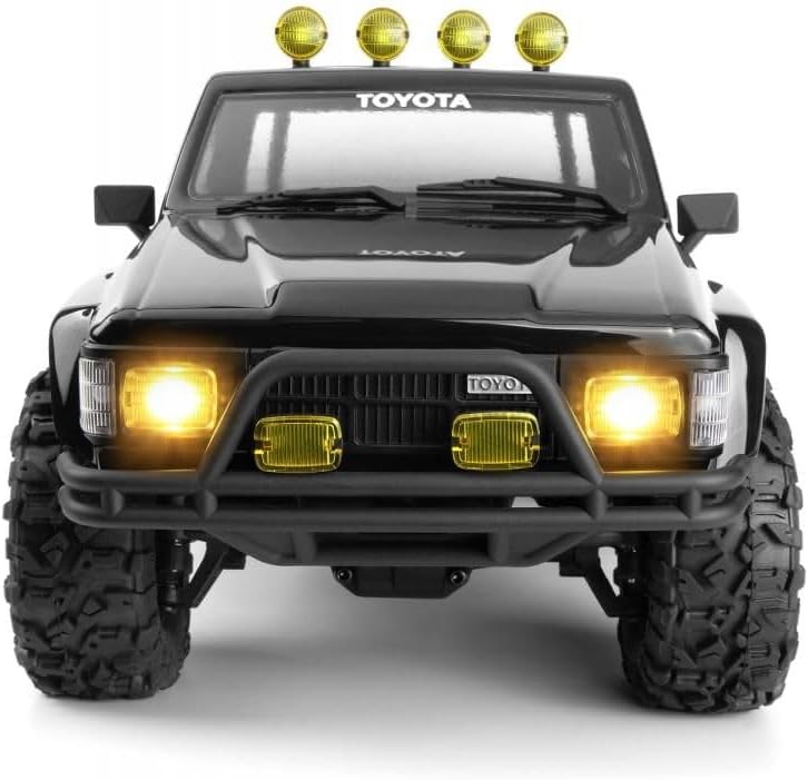 HPI Racing 160802 - Venture18 1985 Toyota Hilux 1/18 Brushless Crawler RTR Black