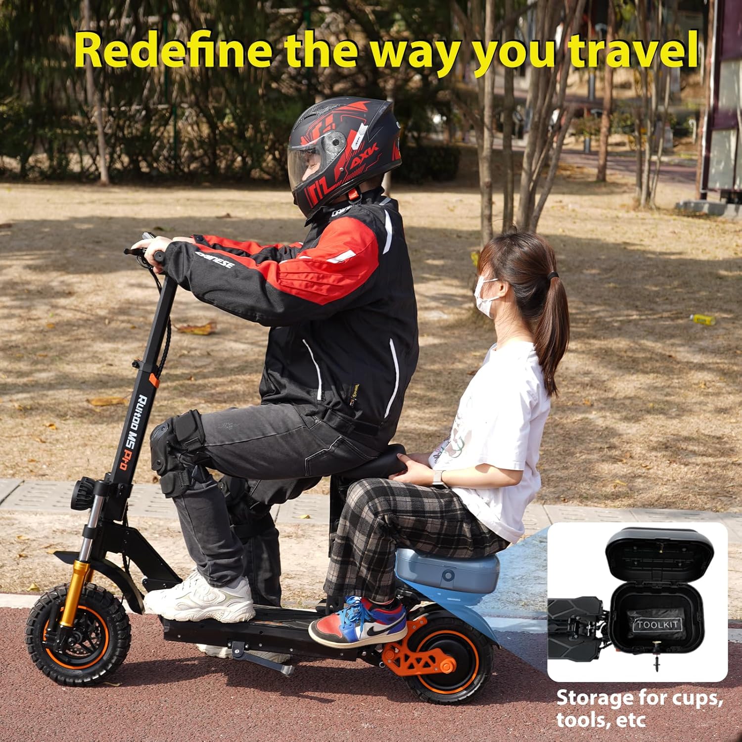 Electric Scooter Adults 1600/2000W Motor 50 Miles Long Range & 30/35 MPH Top Speed 10