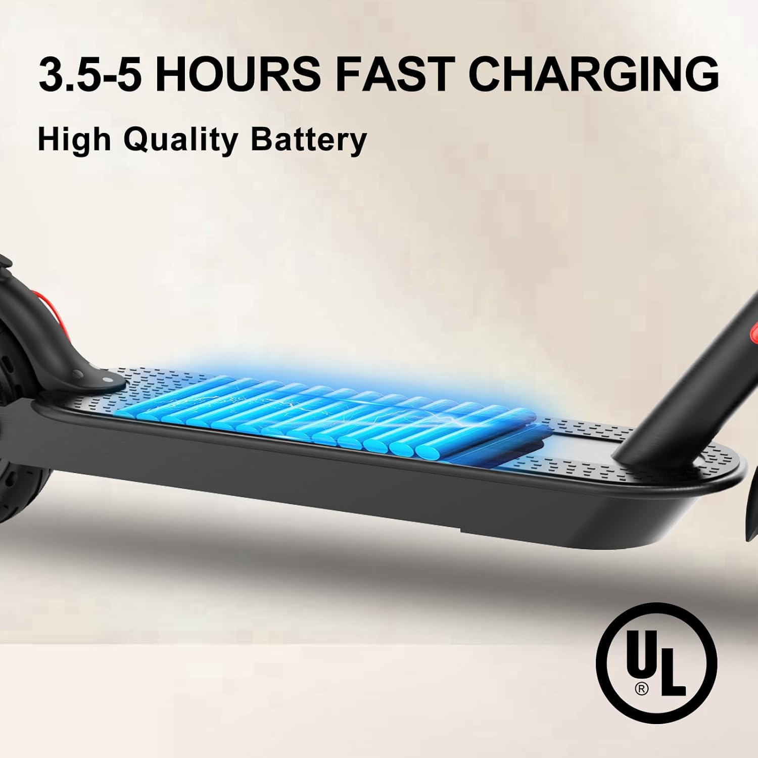 NANROBOT L1 Scooter Adults Teens 350W Motor 20MPH Speed 18Miles Range Scooter for Adults Kids Waterproof 8.5