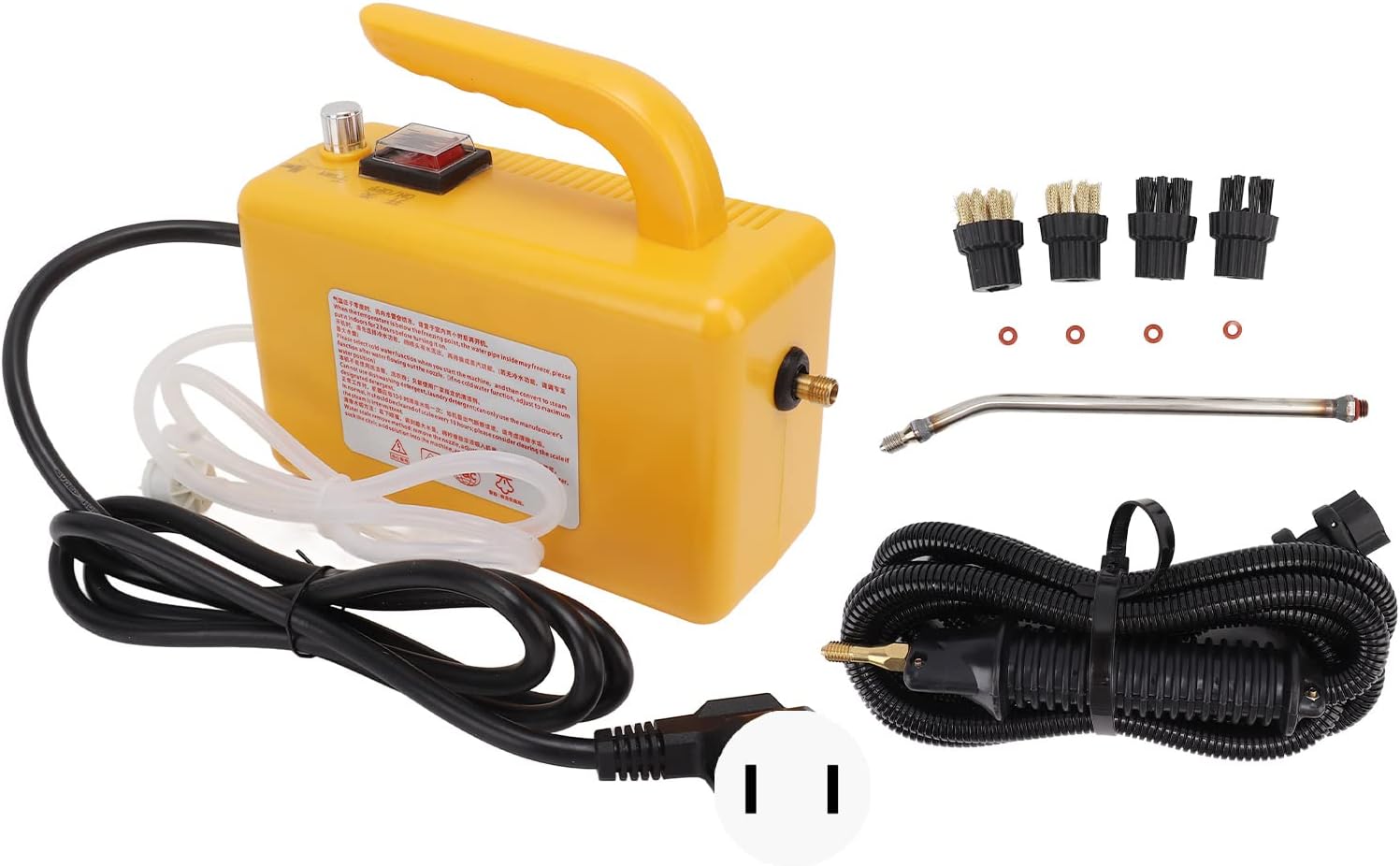 ANKROYU High Pressure Steam Cleaner, ABS High Temp Portable Cleaning Machine, Handheld Cleaning Machine Tankless for Home Use Car Detailing Kitchen