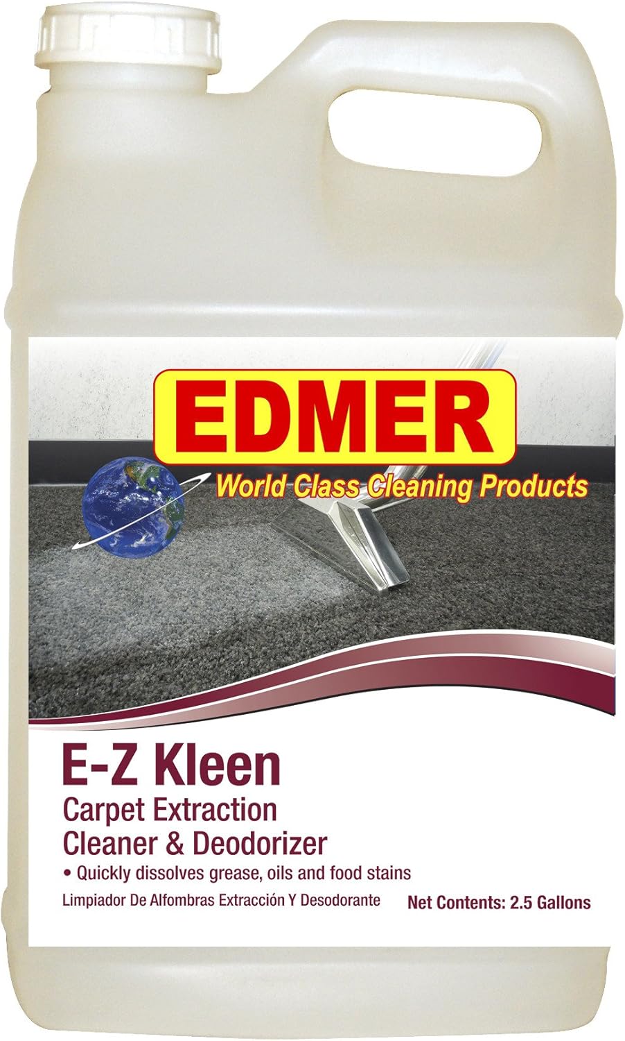 Edmer EZ Kleen Carpet Extraction Cleaner & Deodorizer - 5 Gallon Box