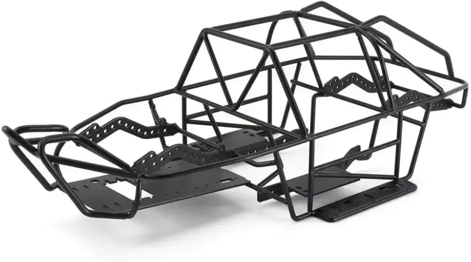 Compatible with Axial for SCX10 II 90046 90047 1/10 RC Crawler Truck Cars Upgrade Parts Steel Full Tube Frame for Chassis Body Roll Cage RC Car Accessories