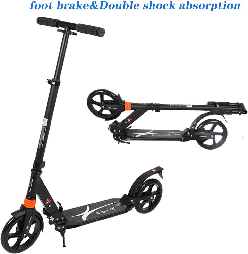 Scooters for Teens Cheap, Kick Scooter for Adults- Folding-Scooter for Boys Height Adjustable City Scooter for Girls Two-Wheeled Scooter