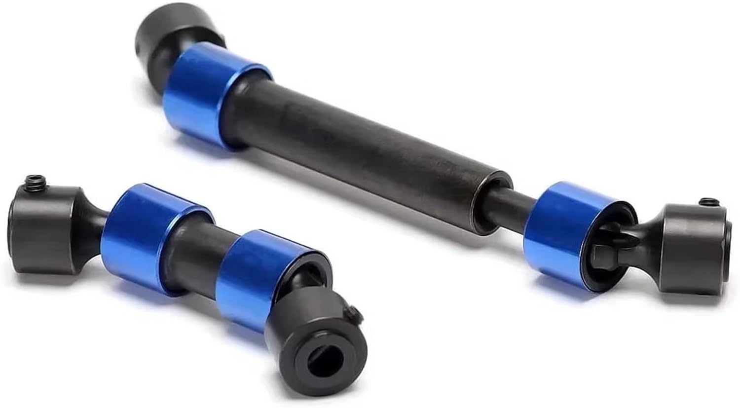 RC Car Transmission Shaft For Traxxas 1/10 For E-Revo 2.0 For VXL 86086-4 Brushless Transmission Shaft 8652 8655 8650 8651 Splined Front Rear Center Drive Shaft RC Car Parts(Blue)