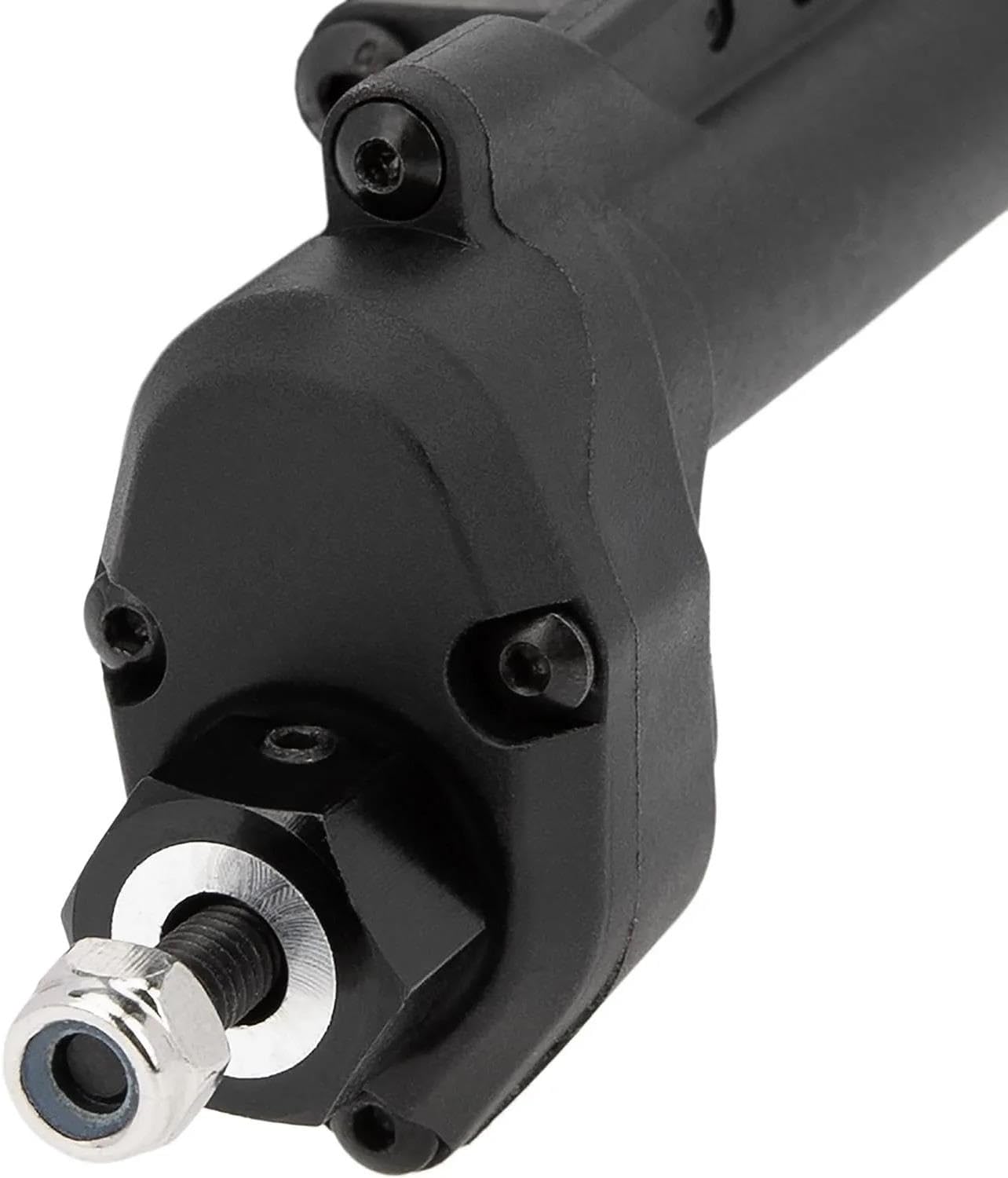 RC Car Accessories for Axial for SCX10 II 1/10 RC Crawler Car Upgrade Portal Axles Front Rear Axle with Steel Gears Metal Bearings Modified Parts(Black)