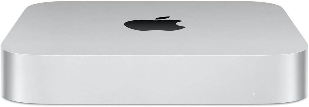 Apple Mac mini Desktop Computer, M2 Chip with 8-Core CPU and 10-Core GPU, Early 2023, 24GB, 512GB SSD
